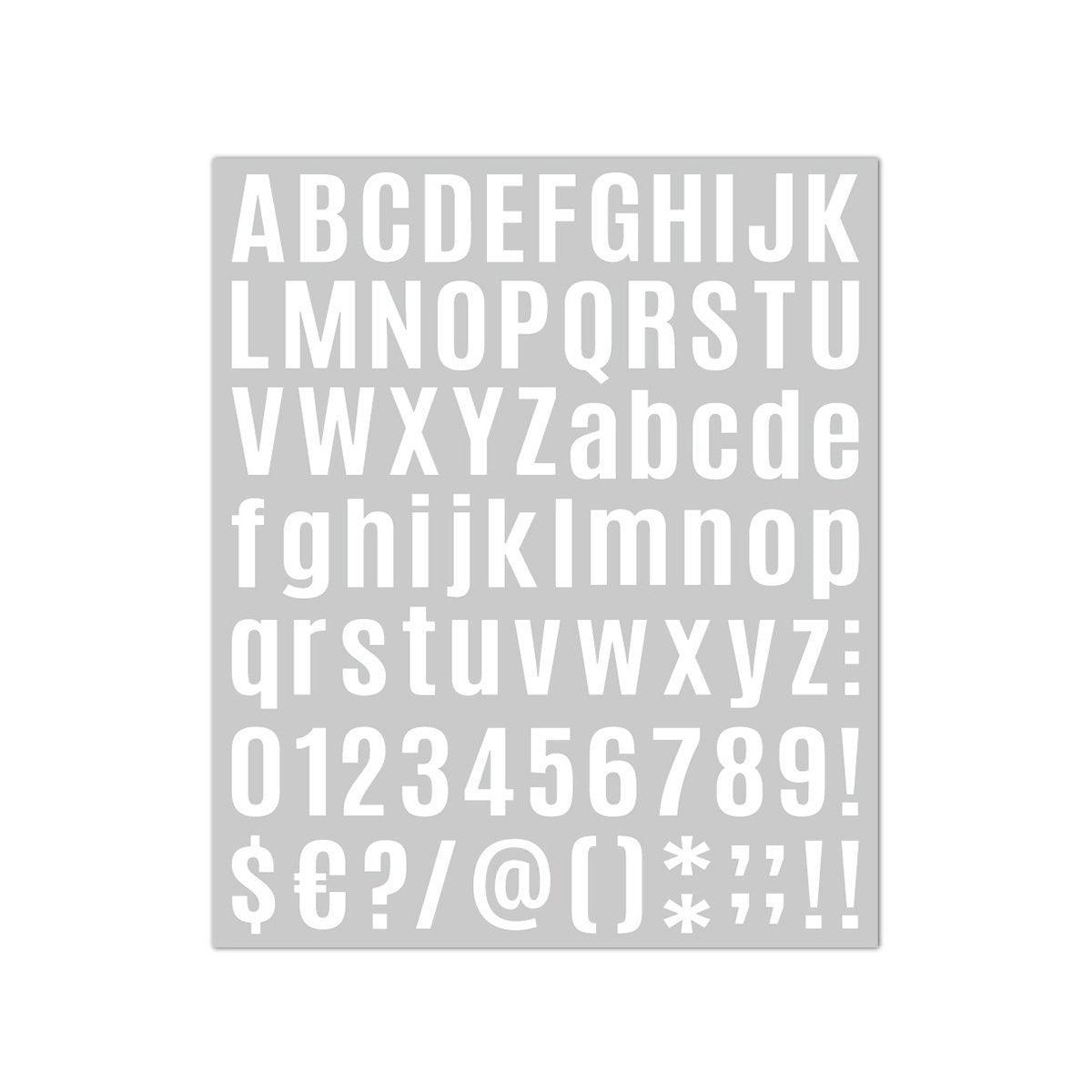 10pcs Letter Stickers Colorful DIY Scrapbooking Water Bottle Greeting Cards - Dark Blue