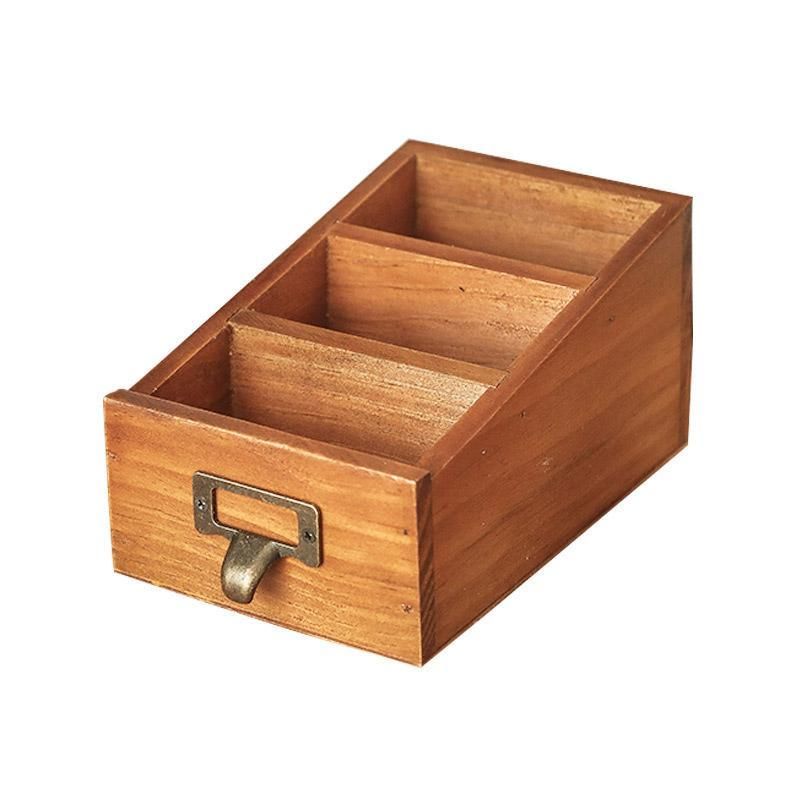Wooden Desktop Shelf Organizer Storage Rack Office Home Workspace Accessories