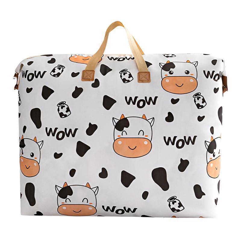 Multipurpose Quilt Storage Bags Waterproof Coated Fabric 4 Sizes Available - Cow 74*22*52cm