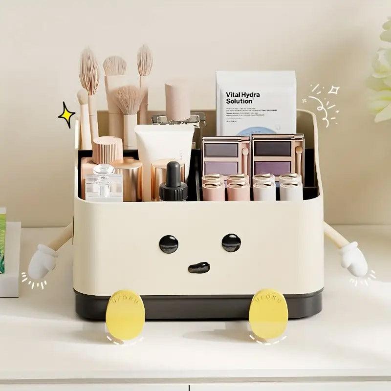 Desktop Organizer Storage Box Household Clutter Compartmentalized Container - Standing