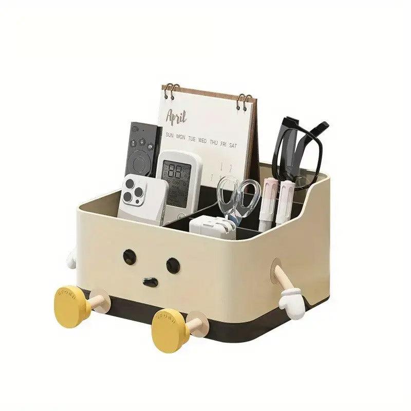 Desktop Organizer Storage Box Household Clutter Compartmentalized Container - Standing