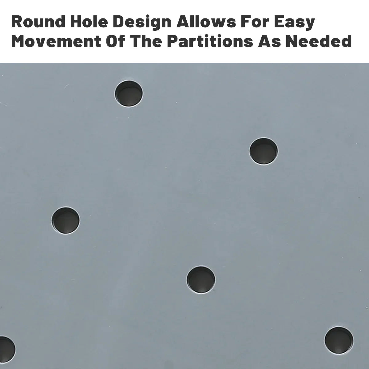 4PCS Pegboard Storage Rack Hanging Shelf Durable Space Saving