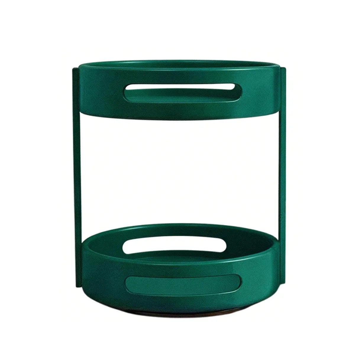 2 Layer Rotating Seasoning Rack Kitchen Organiser Storage Stand