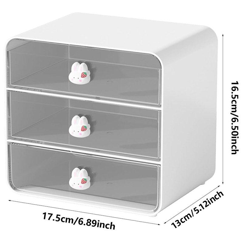 3 Tier Desktop Organizer Drawer Shelf for Office and Home Storage Supplies