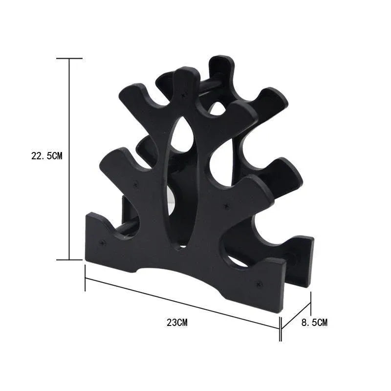 Dumbbell Storage Holder Gym Hand Weight Stand 3-Tier Tree Rack Weights Organizer