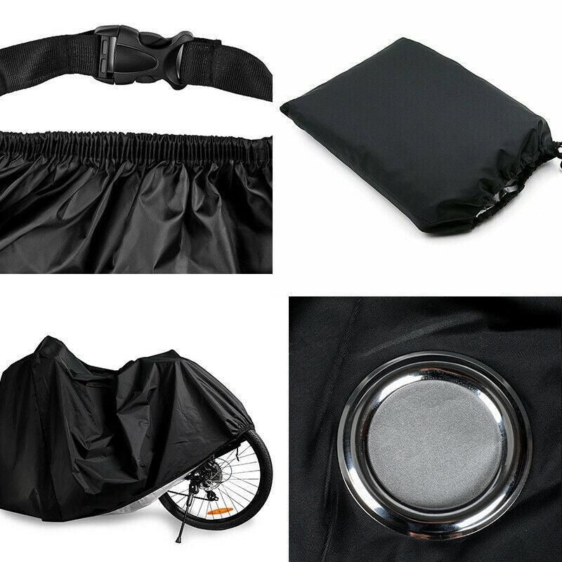 Waterproof 210D Bicycle Cover with Lock Holes and UV Protection for Outdoor Storage