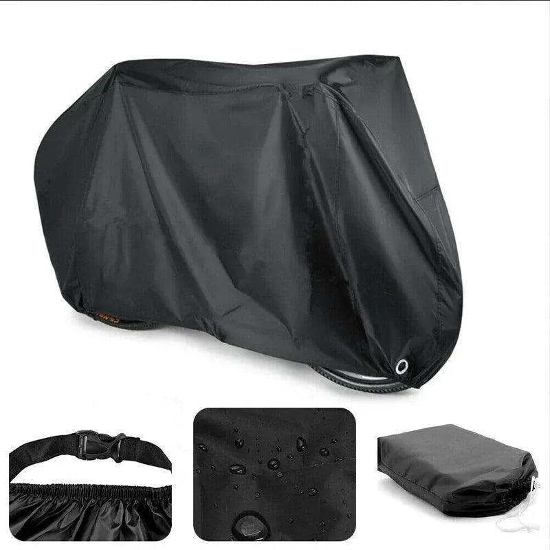 Waterproof 210D Bicycle Cover with Lock Holes and UV Protection for Outdoor Storage