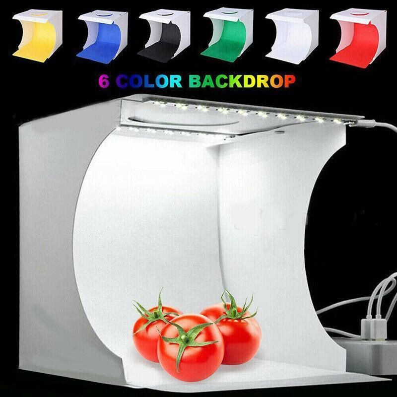 Light Tent Portable Light Box Photography Photo Studio Light Room + 6 Backdrops