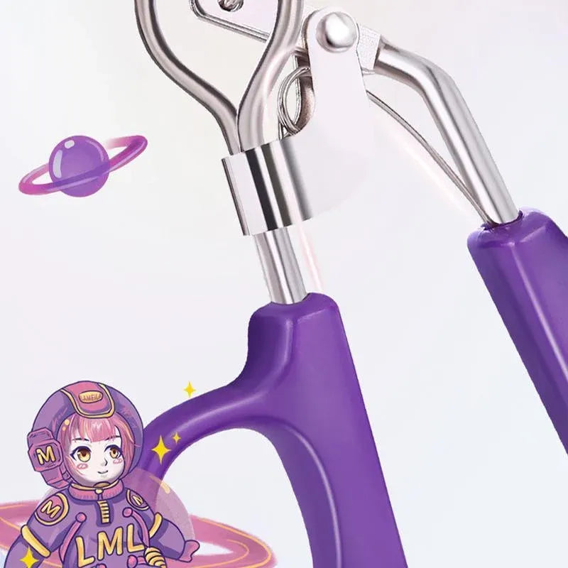 Mini Eyelash Curler with Silicone Refill Pads Make Up Tool for Women Girl Beauty