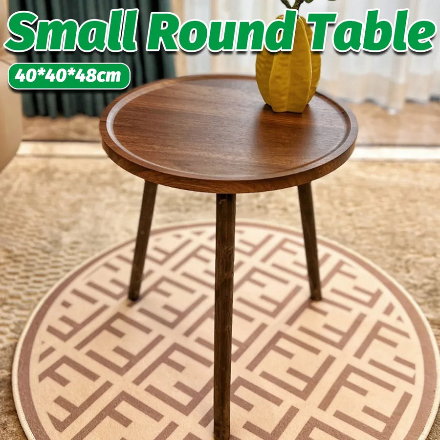 Small Tea Table Basic Model Round Coffee Table Living Room Sofa Corner Table
