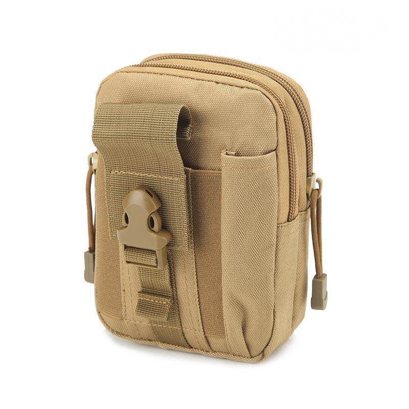 Tactical Waist Bag Utility Military Wallet Pack Belt Molle Multi Purpose Pouch - Black