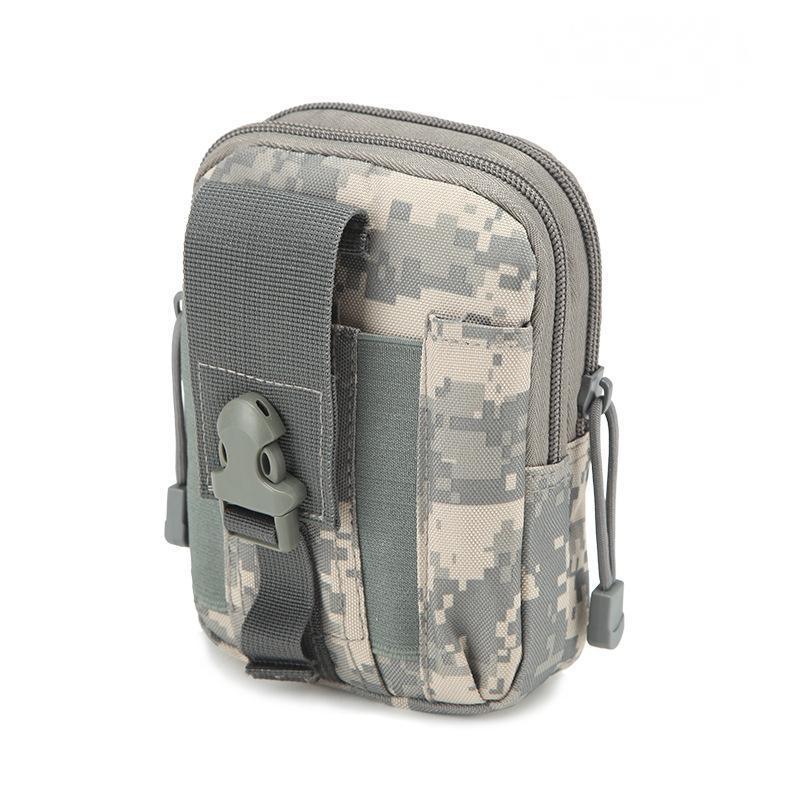 Tactical Waist Bag Utility Military Wallet Pack Belt Molle Multi Purpose Pouch - Black