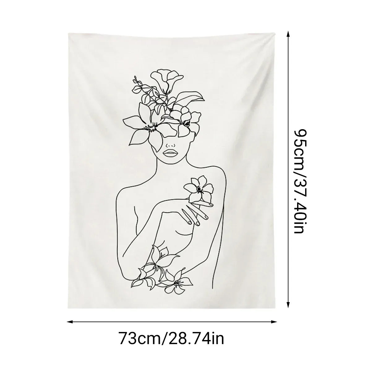 Wall Tapestry Bedroom Bedside Decoration Background Hanging Living Room Art