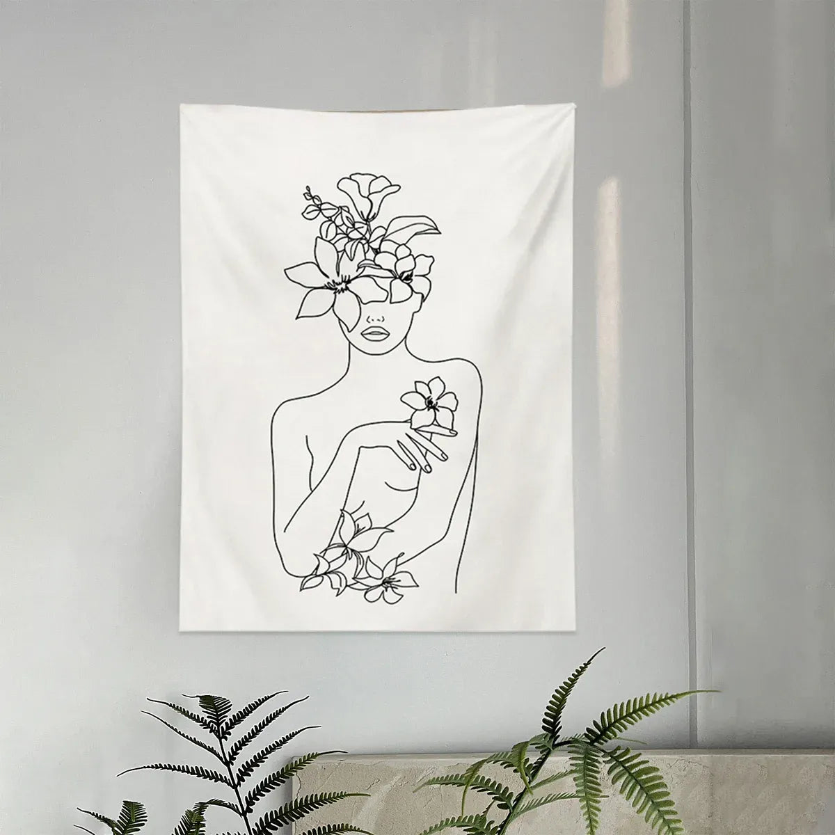 Wall Tapestry Bedroom Bedside Decoration Background Hanging Living Room Art