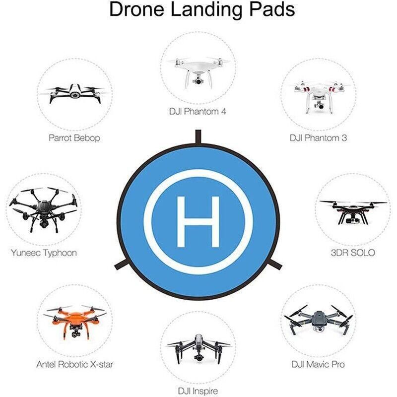 Drone Landing Pad For Dji Mavic Pro Fast-Fold Parking 55Cm 75Cm 110Cm Helipad Gd - 110CM