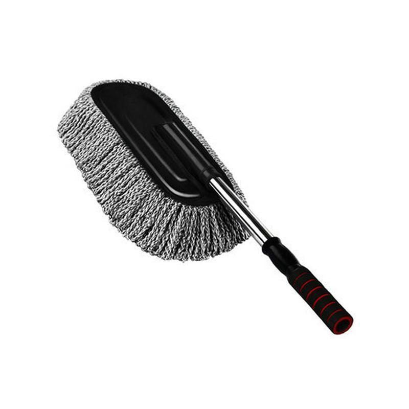 Car Wash Duster Brush Microfiber Telescopic Cleaning Tool for Vehicle Detailing