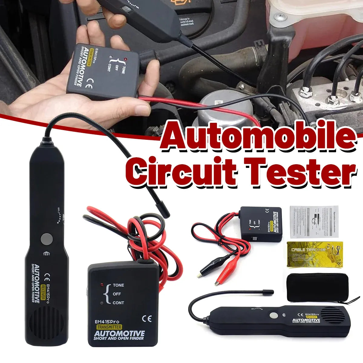 Automotive Circuit Tester LED Indicator for Vehicle Diagnostics Repair Mechanics