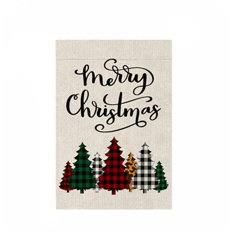 Christmas Halloween Garden Flag House Yard Decorative Double Sided Outdoor - Christmas6