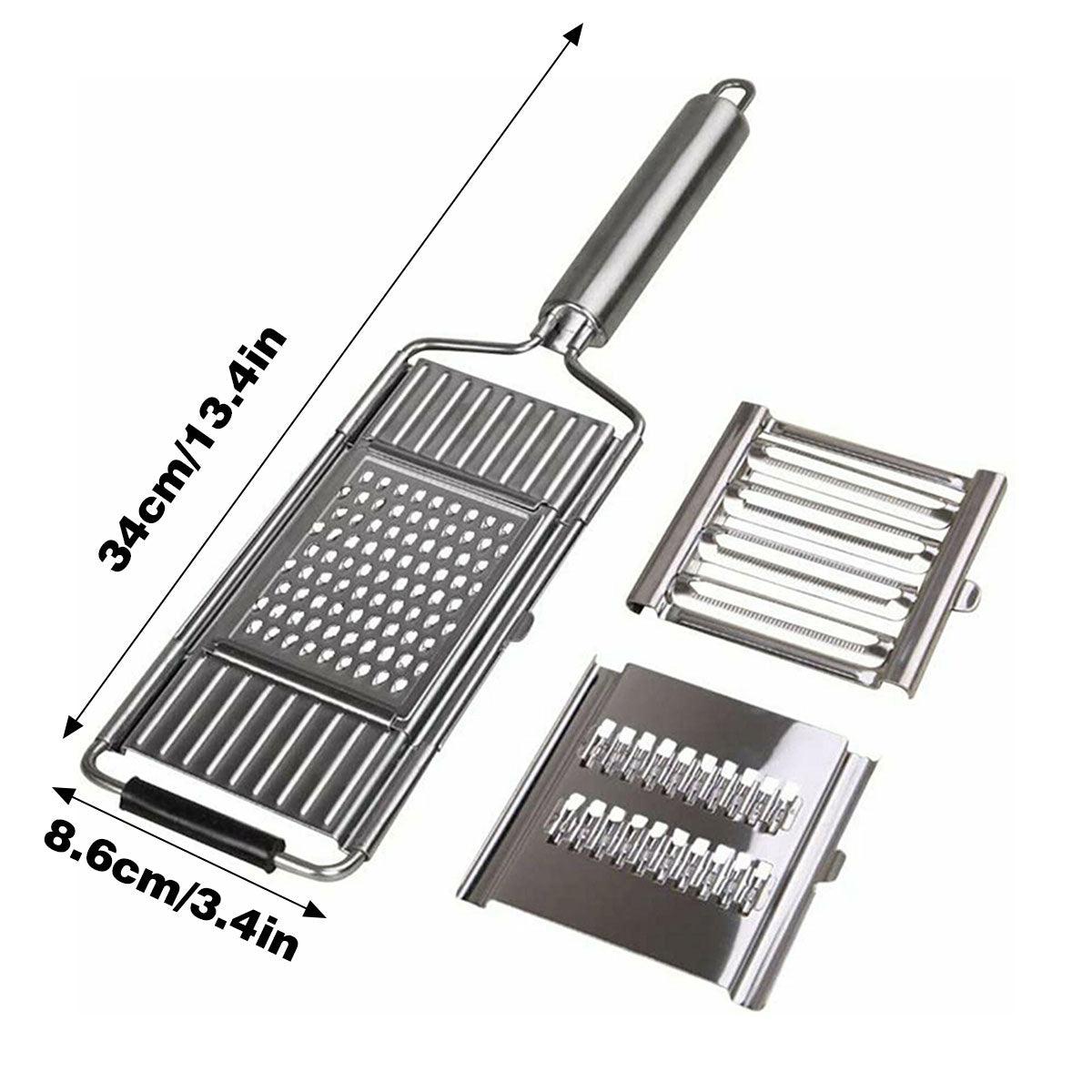 Multi-Purpose Vegetable Slicer Peeler Stainless Steel Grater Shredder Cutter