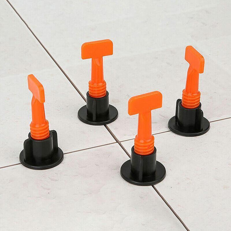 50-200X Tile Leveling System Clips Levelling Spacer Tiling Tool Floor Wallwrench - 50PCS
