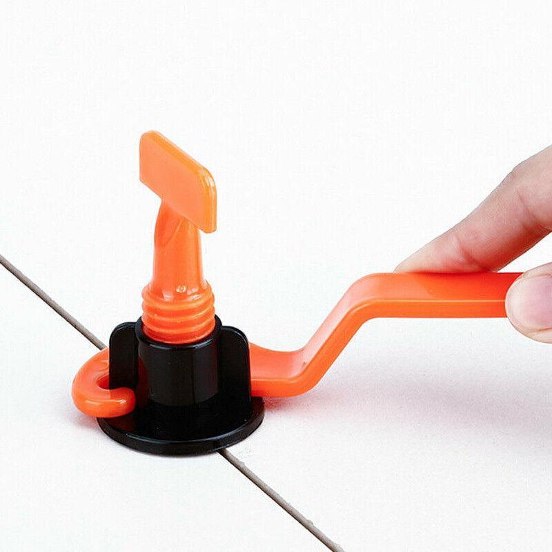 50-200X Tile Leveling System Clips Levelling Spacer Tiling Tool Floor Wallwrench - 50PCS