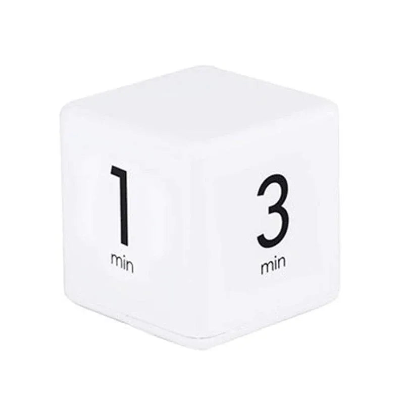 Cubic Timer for Students Time Management Study Exercise Reminder Tool Adjustable - 1-3-5-10