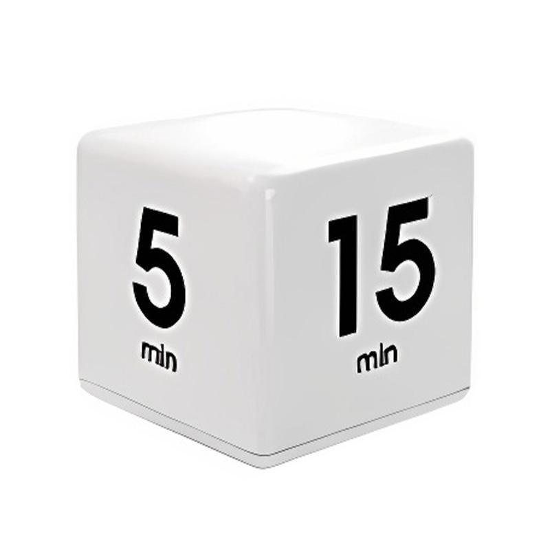 Cubic Timer for Students Time Management Study Exercise Reminder Tool Adjustable - 1-3-5-10