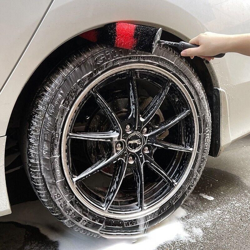 45cm Cleaning Tool Wash Cleaner Tire Rim Scrub Brush Car Vehicle Wheel Hub Brush