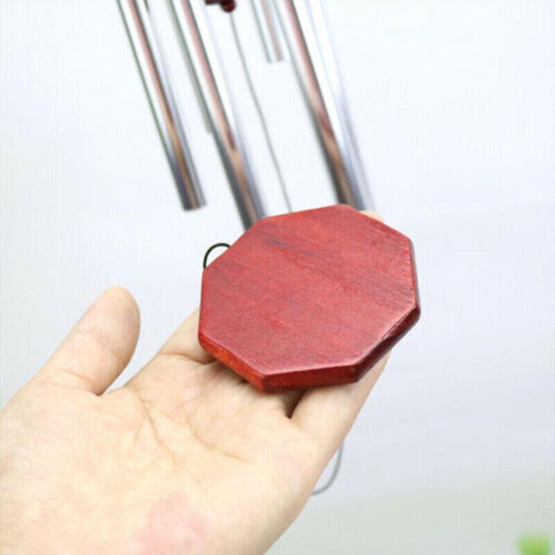 Outdoor Garden Wind Chimes Large Deep Tone Windchime Chapel Bell Home Decor - 6 Tubes