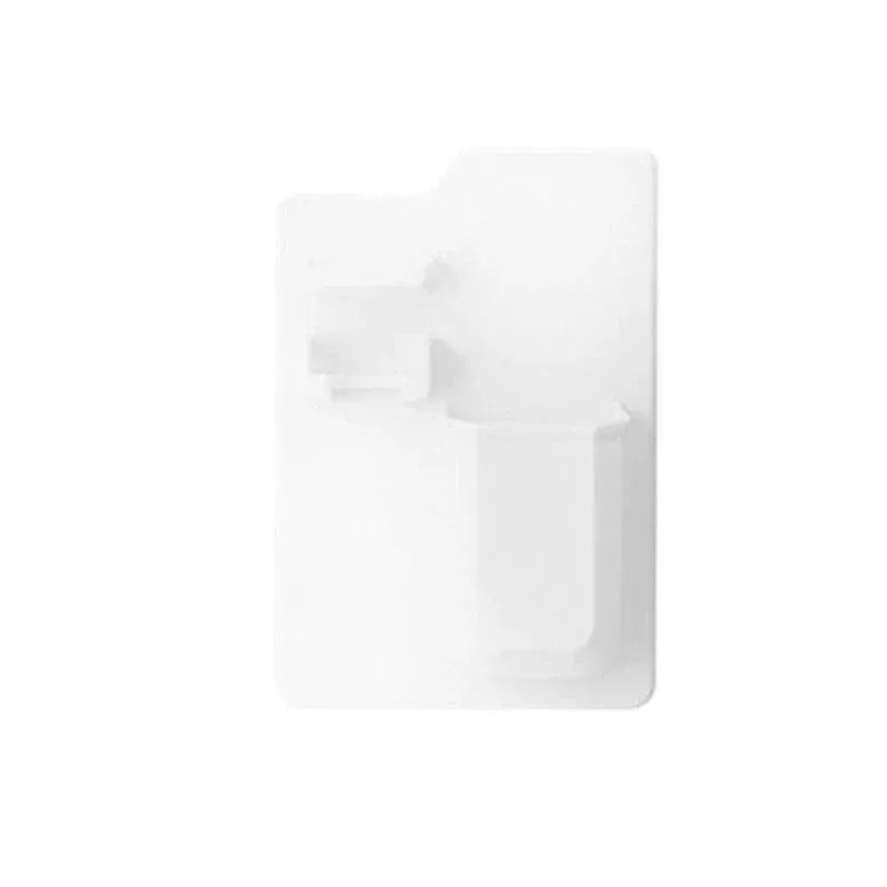 1PC Space Toothbrush Holder Shower Organizer Silicone Bathroom Storage Razor Au - White