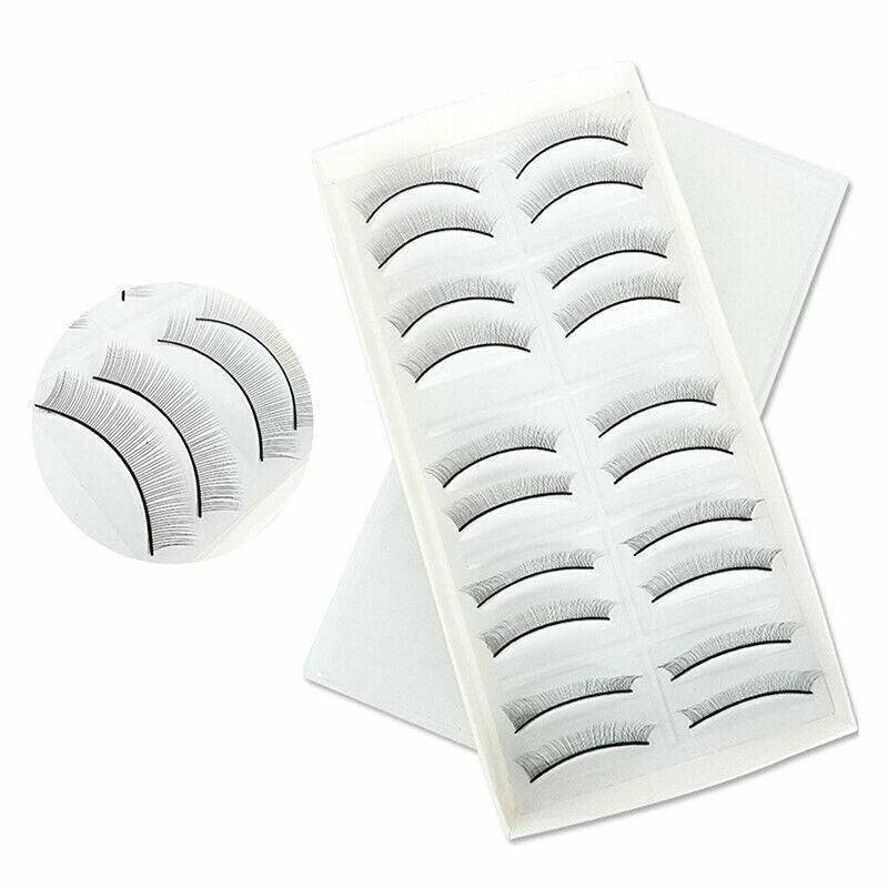 10 Pairs Self-Adhesive Training False Eyelash Extensions Strip