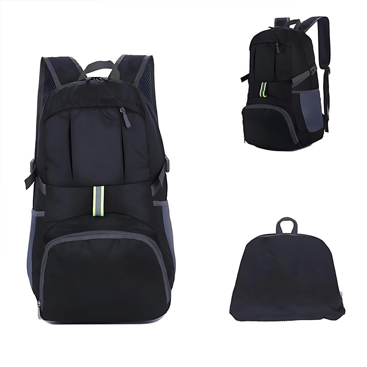 35L Light Foldable Outdoor Sports Backpack Camping Hiking Travel Bag - Purple