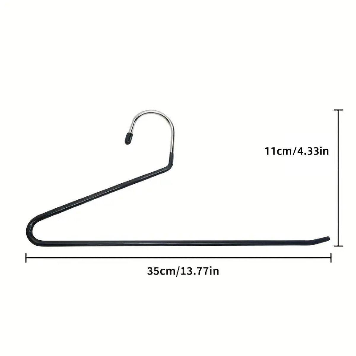 10PCS Goose Shaped Pants Rack Non Slip Z Shaped Pants Clip Wardrobe Storage Clip