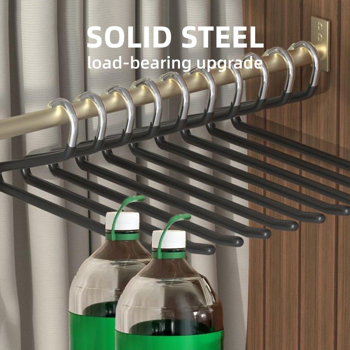 10PCS Goose Shaped Pants Rack Non Slip Z Shaped Pants Clip Wardrobe Storage Clip