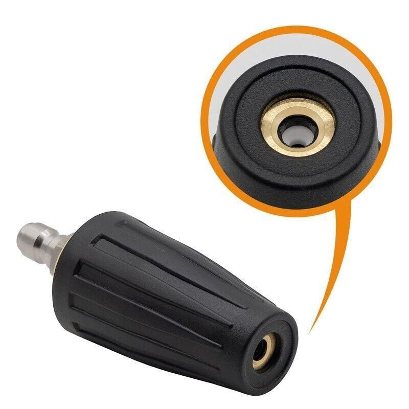 4000Psi Turbo Nozzle For Pressure Washer Rotating Nozzle And 5 Tips 1/4inch