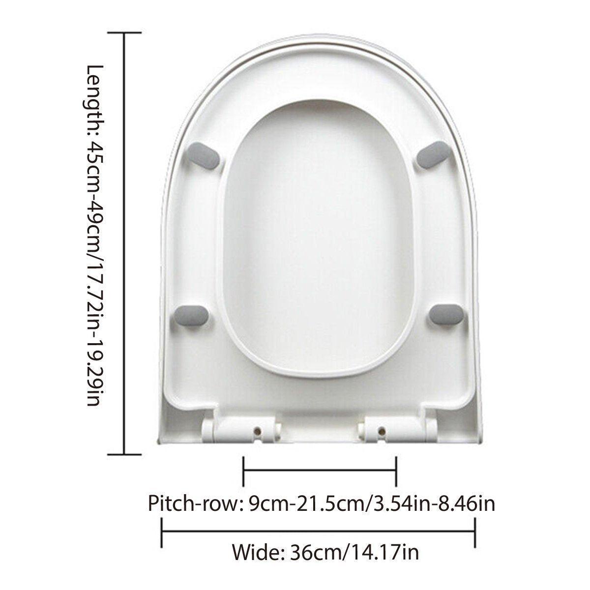 Toilet Seat Cover Universal Toilet Lid Cover Replacement Bathroom Seat Cover