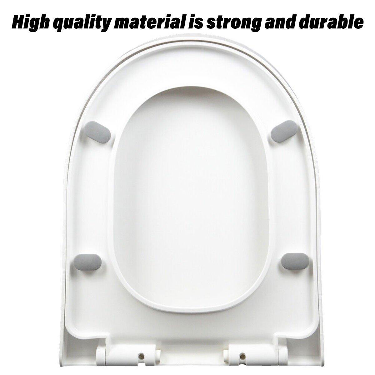 Toilet Seat Cover Universal Toilet Lid Cover Replacement Bathroom Seat Cover