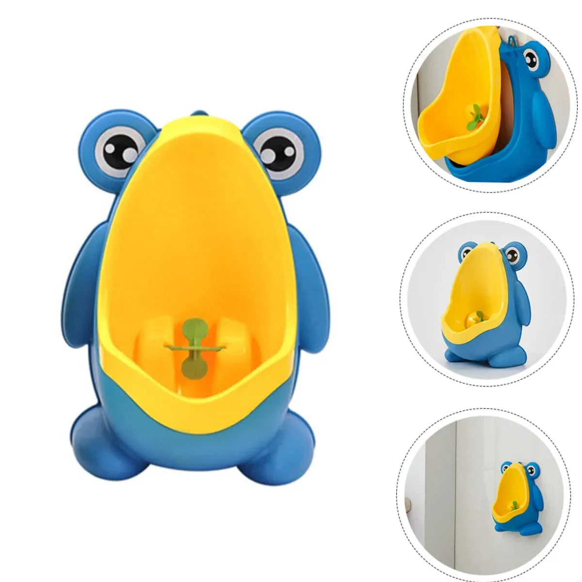 Wall Mounted Frog Urinal for Young Users Toilet Training Standing Potty Solution
