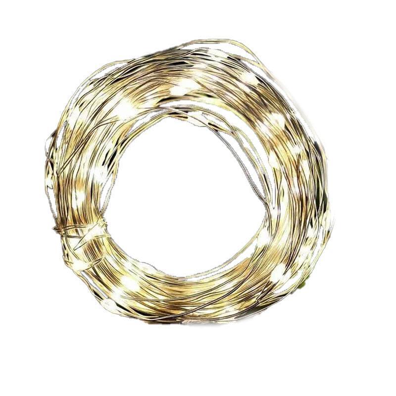 5M 10M 20M Usb Powered Copper Wire String Fairy Lights Xmas Wedding Party Home - Warm White(10m 100lights)