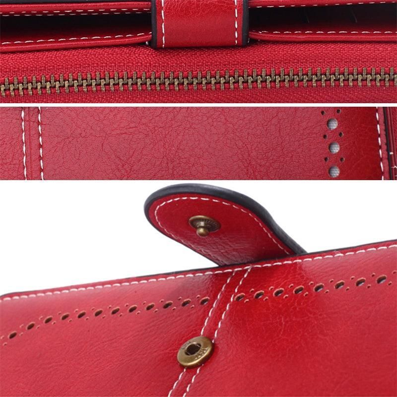 Women Wallets Purse Organizer Pouch Bag Credit Card Cash Holder Case Handbag Au - Blue