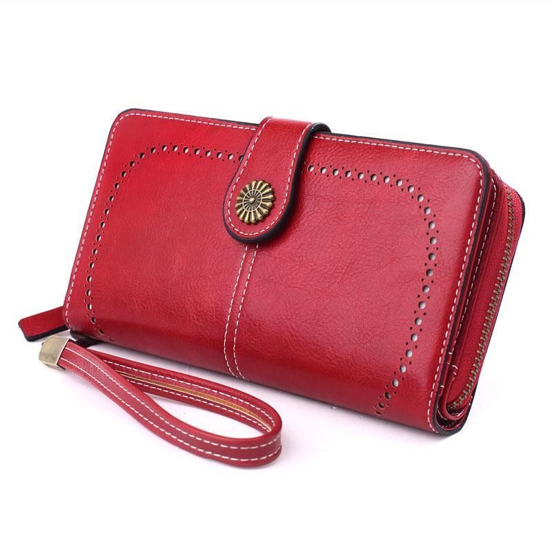 Women Wallets Purse Organizer Pouch Bag Credit Card Cash Holder Case Handbag Au - Brown
