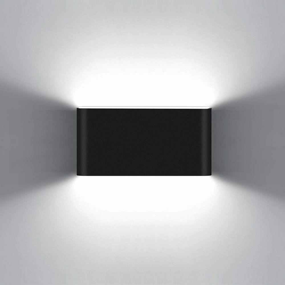 LED Wall Light IP65 Waterproof Modern Up Down Outdoor Indoor Sconce Lamp - Wall Light-White-Cool