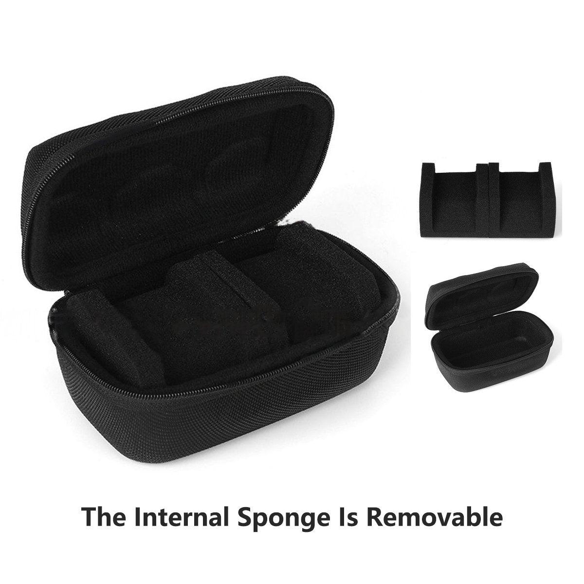 Two Card Portable Watch Organizer Box Storage Case for Watches and Straps