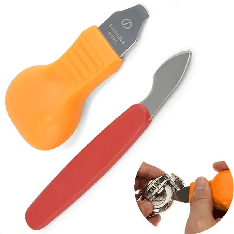 2PCS Watch Case Back Remover Tools Set Snap Pry Knife for Watch Battery Replacement