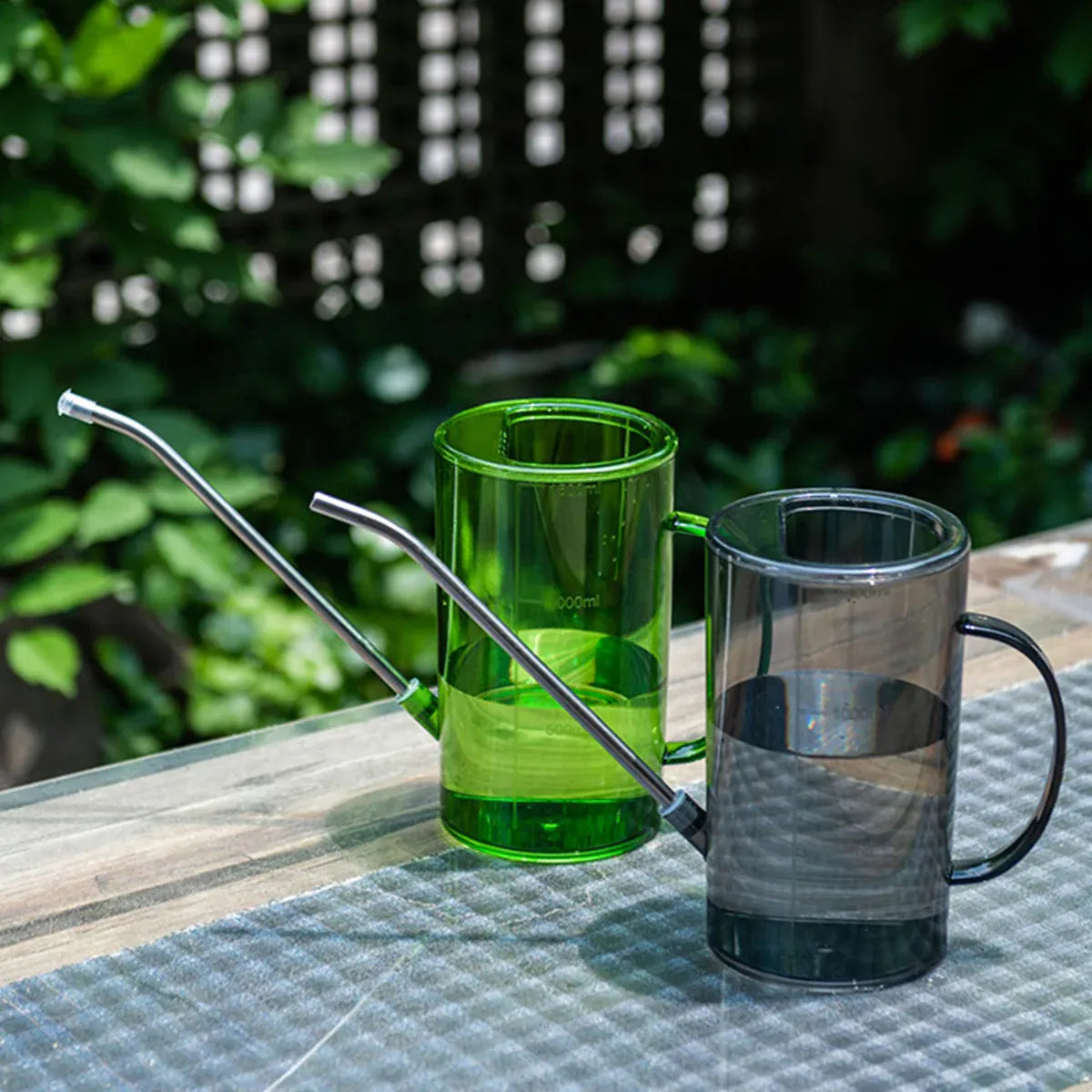 Watering Can Long Spout For Indoor Outdoor Garden Potted Plants Flowers Use - Green