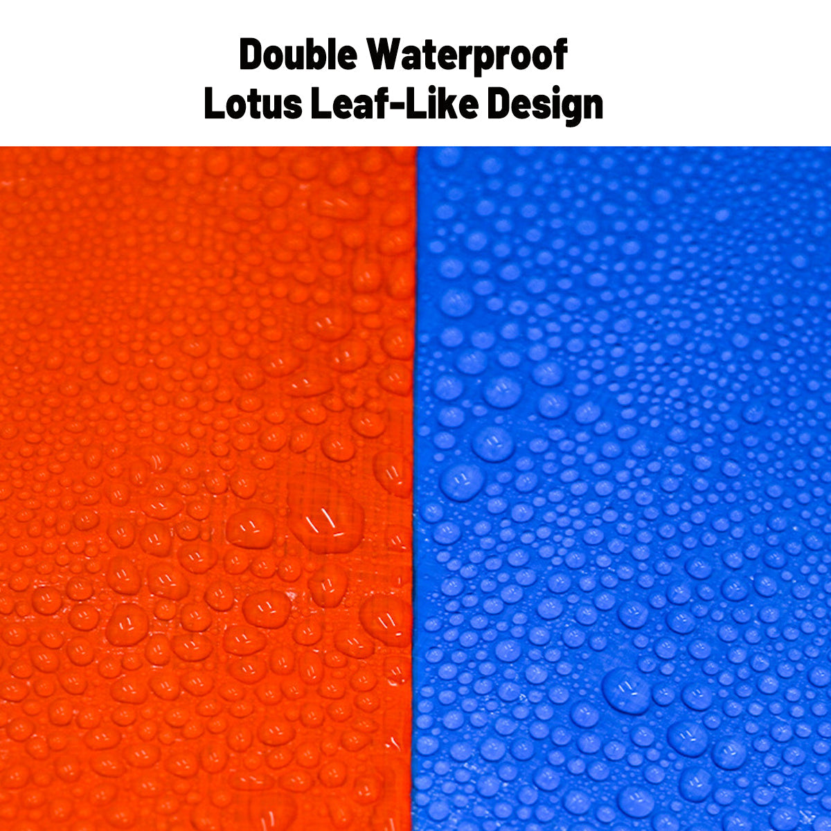 Waterproof Plastic Tarp Cover Heavy Duty Ground Sheet Rainproof Dustproof Blue - 3x4m