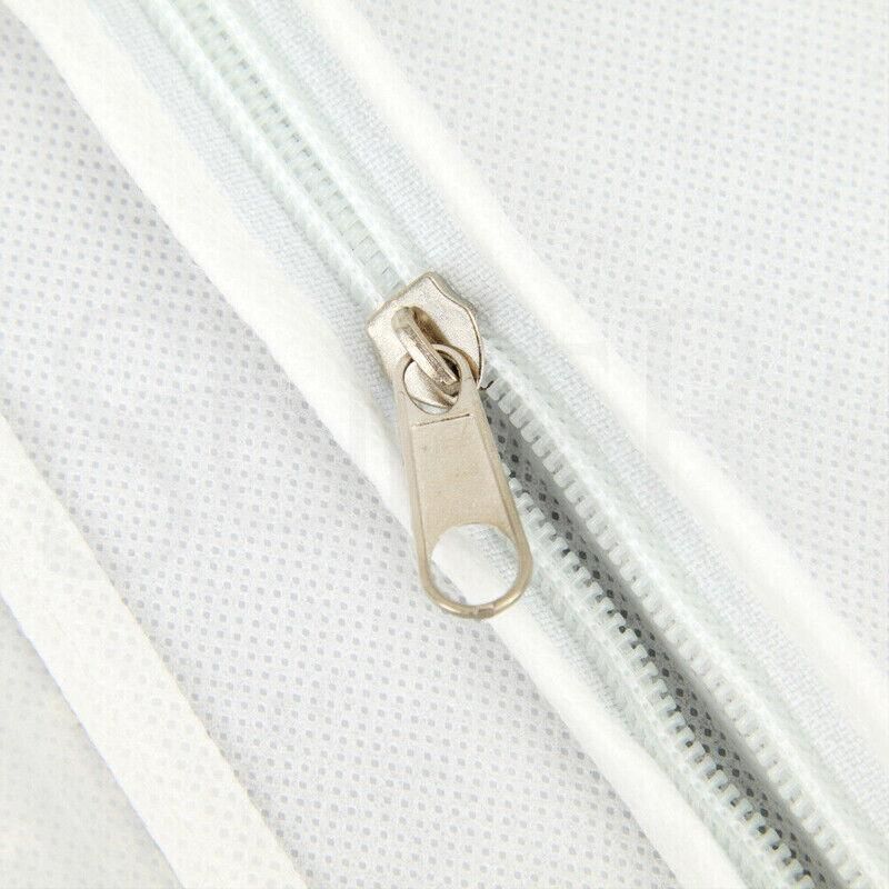 White Extra Large Wedding Dress Bridal Gown Garment Breathable Cover Storage Bag