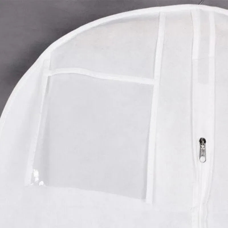 White Extra Large Wedding Dress Bridal Gown Garment Breathable Cover Storage Bag