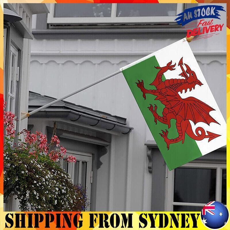 Large Wales Welsh Flag Heavy Duty Outdoor 90 X 150 CM - 3ft x 5ft
