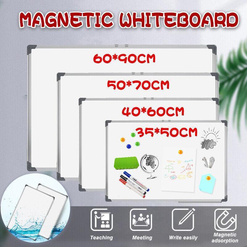 Portable Magnetic Home And Office Board Whiteboard 4 Sizes Marker Eraser Button - Whiteboard Accessories